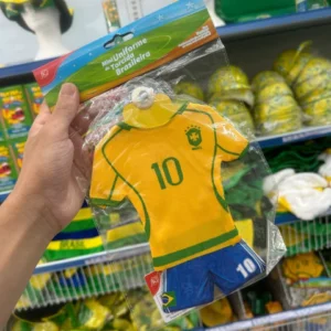 Kit C/24 Chaveiro Ventosa Mini uniforme de torcida brasileira - Copa 2026
