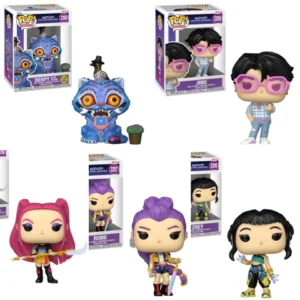Kit C/6 Bonecos Guerreiras do k-pop Colecionável Atacado