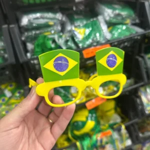 Kit C/12 Óculos Infantil Bandeira do Brasil