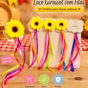Kit C/12 Presilhas de Girasol fitas