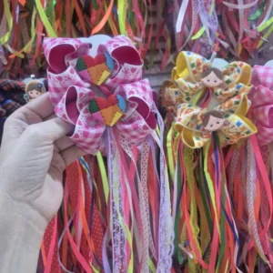 Kit C/12 Pares de Laços Luxo G Aplique