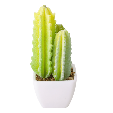 Cacto Artificial Suculenta Com Vasinho 14cm x 5,5cm