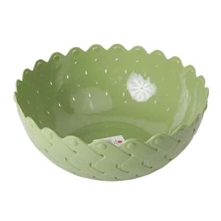 Cesta De Plástico Redonda 23,5cm x 11cm