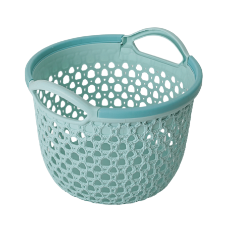 Cesta Organizadora Redonda De Plástico 20cm x 14cm