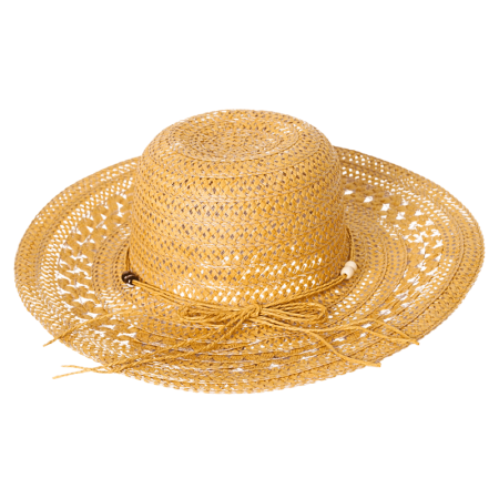 Chapéu De Palha Feminino 40cm x 11cm