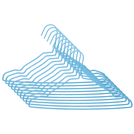 Conjunto Com 10 Cabides De Ferro 42cm