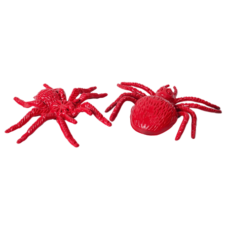 Conjunto De Decoração Com 2 Aranhas Para Halloween
