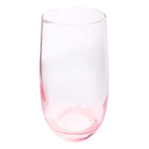 Copo de Vidro 500ml Degradê Rosa