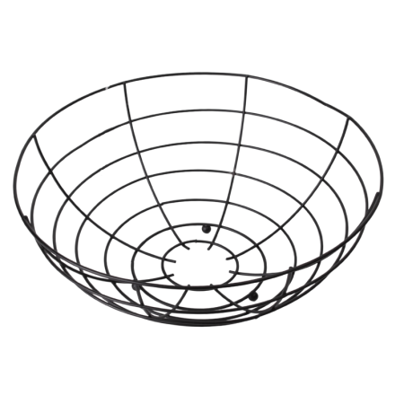 Fruteira Redonda De Mesa Em Metal 26cm x 10cm