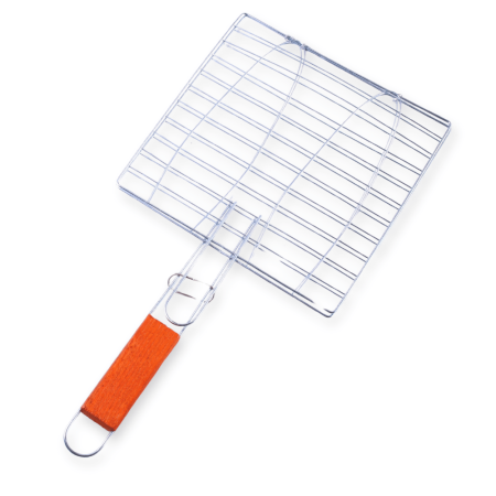 Grelha De Churrasco De Metal 40cm x 23cm