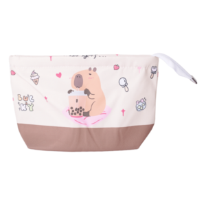 Necessaire Estampada De Maquiagem De Poliéster