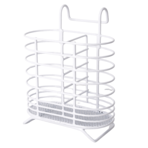 Porta Talher Escorredor De Metal 15cm x 10cm x 18,5cm