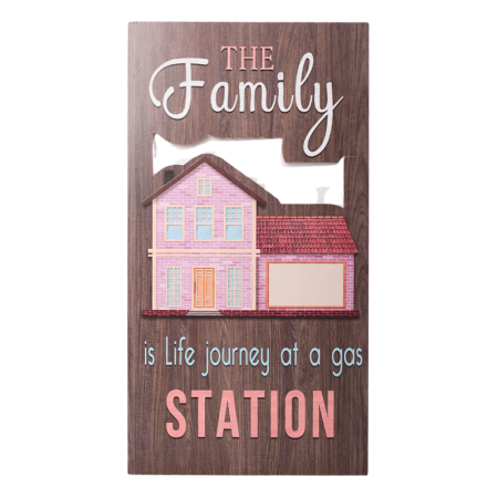 Quadro Decorativo De Mdf 24cm x 45cm
