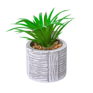 Suculenta Artificial Com Vasinho De Cerâmica