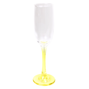 Taça de Vidro 180ml Degradê Amarelo