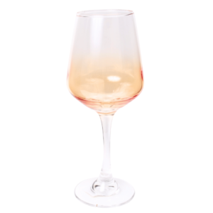Taça de Vidro 420ml Degradê Laranja