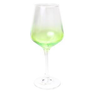 Taça de Vidro 440ml Degradê Verde