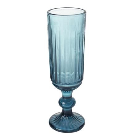 Taça De Vidro Azul Escuro 150ml 18,5cm x 5,5cm