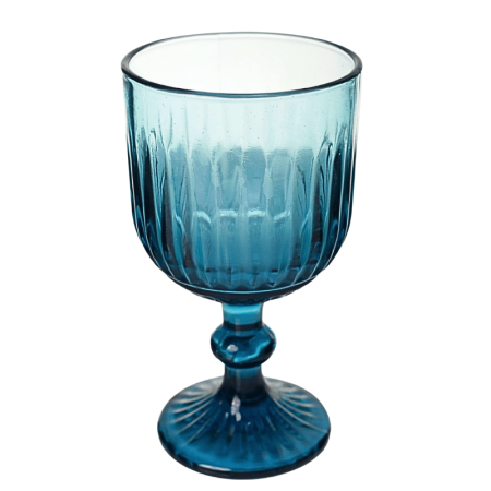 Taça De Vidro Azul Escuro 250ml 14cm x 8cm