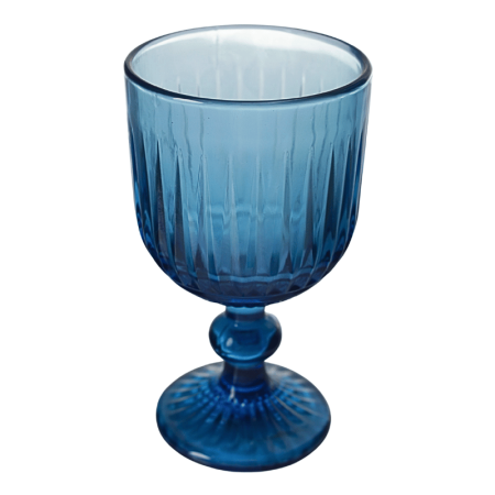 Taça De Vidro Azul Escuro 350ml 16,5cm x 9cm