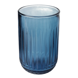 Taça De Vidro Azul Escuro 400ml 12,5cm x 8cm