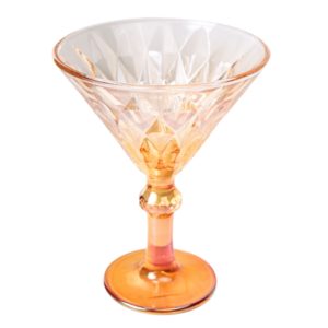 Taça De Vidro Para Coquetel Âmbar 200ml