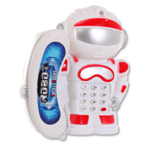 Telefone Robô Infantil Com Som e Luz