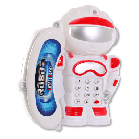 Telefone Robô Infantil Com Som e Luz