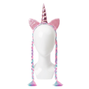 Tiara Trança Infantil - Unicórnio