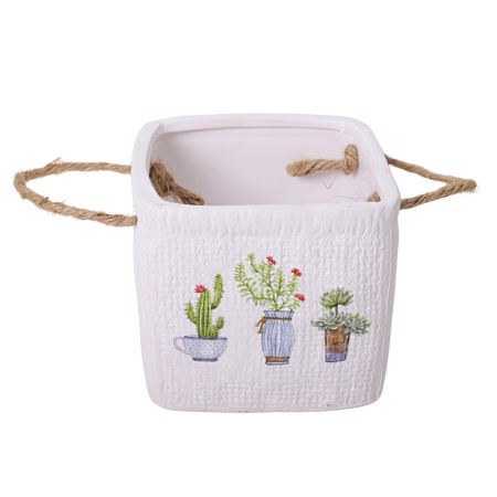Vaso De Cerâmica Para Suculenta 10cm x 9cm