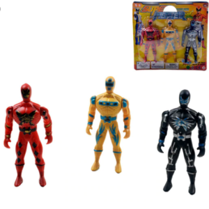 BONECO HEROIS 3PÇS 271