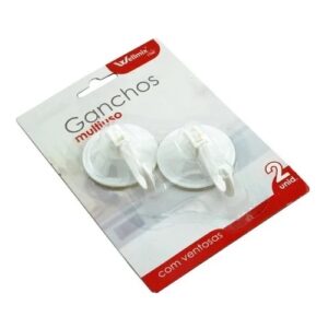 GANCHO COM VENTOSA 2 PÇS MZ 1548
