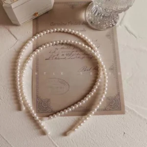 Kit C/12 Arquinho Tiara Perola Atacado