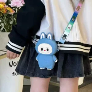 Kit C/12 Bolsas Silicone Labubu