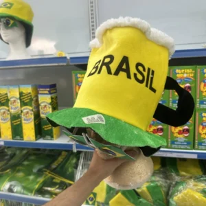 Kit C/12 Cartola Chapéu Cabeça de Chop Copa do Mundo