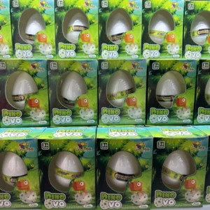 Kit C/12 Ovo Surpresa Dino Cresce na Agua Brinquedos Atacado