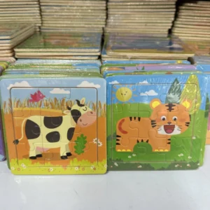 Kit C/12 Quebra Cabeça Pequeno 9Cm BRINQUEDOS ATACADO