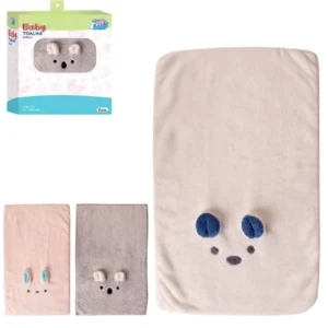 Kit C/6 Toalha Naninha para Bebê orelinha Plush Atacado