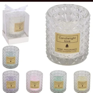 Kit C/12 Vela aromatica castical diamon 8x9cm